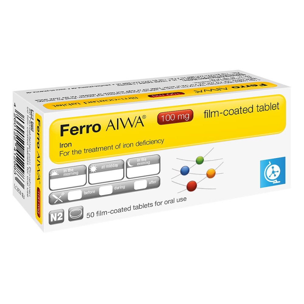 T & D Pharma GmbH Ferro Aiwa 100 mg Filmtabletten 15250375