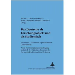 Das Deutsche als Forschungsobjekt und als Studienfach, Fachbücher