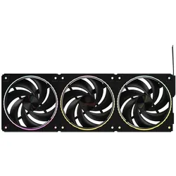 Zalman ZM-DF120 BLACK (120 mm, 1x), PC Lüfter, Schwarz
