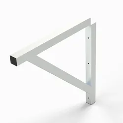 Euroline Dreieckkonsole für 511 Podesttreppe, 800mm Stufenbreite Stahl Gitterrost