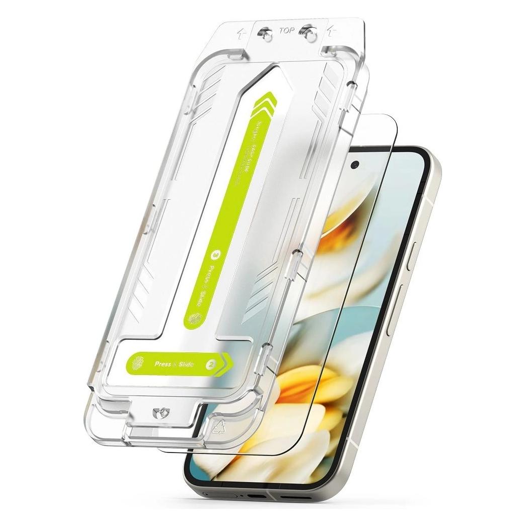 Ringke Easy Slide Tempered Glass (2 pack) (2 Stk., Google Pixel 9a) (27554-0)