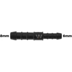 WamSter® I Schlauchverbinder Pipe Connector reduziert 8mm 6mm Durchmesser