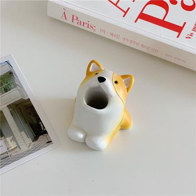 USA Free Shipping Shop Cute Corgi & Shark Toothbrush Holder Bathroom Organizer For Toothbrushes, Makeup Brushes & Desk Essentials kogi
