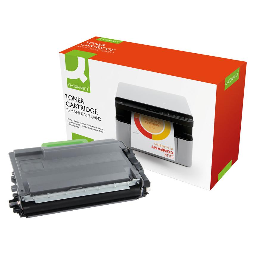 Q-Connect Toner für Mono Laserdrucker/Multifunktionsgeräte (BK) (KF11239)