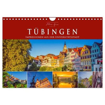 Tübingen - Impressionen aus der Universitätsstadt (Wandkalender 2027 DIN A4 quer), CALVENDO Monatskalender