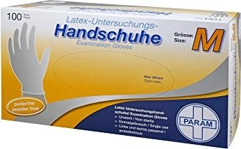 PAPSTAR unisex Einmalhandschuhe white grip transparent Größe M 100 St.