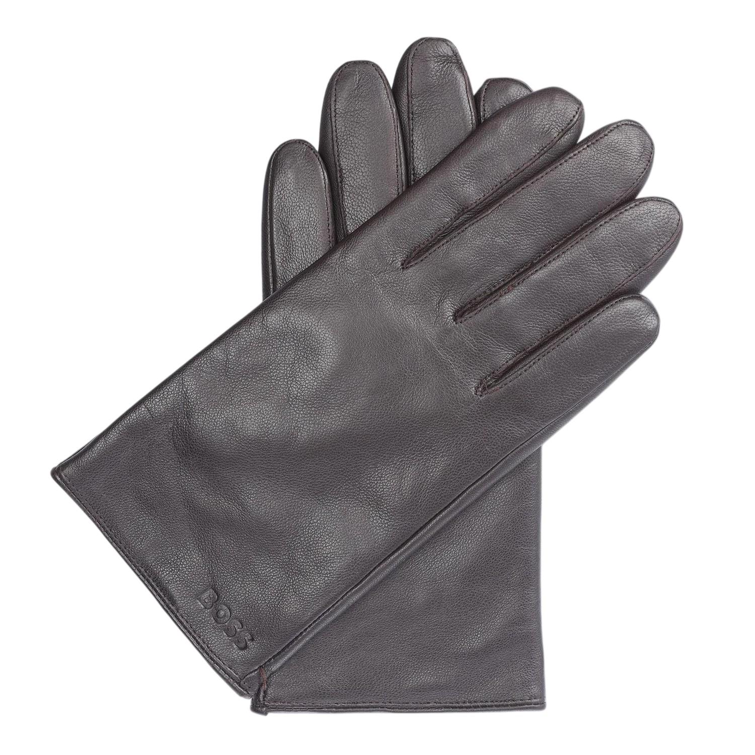 Boss Gioli-handschoenen voor heren (Bruin)