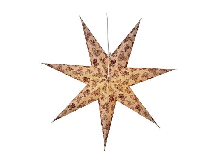 LED Stern Star Trading LED-Stern Cotton , weiß, neutral, H: 60cm, Leuchten, LED Stern