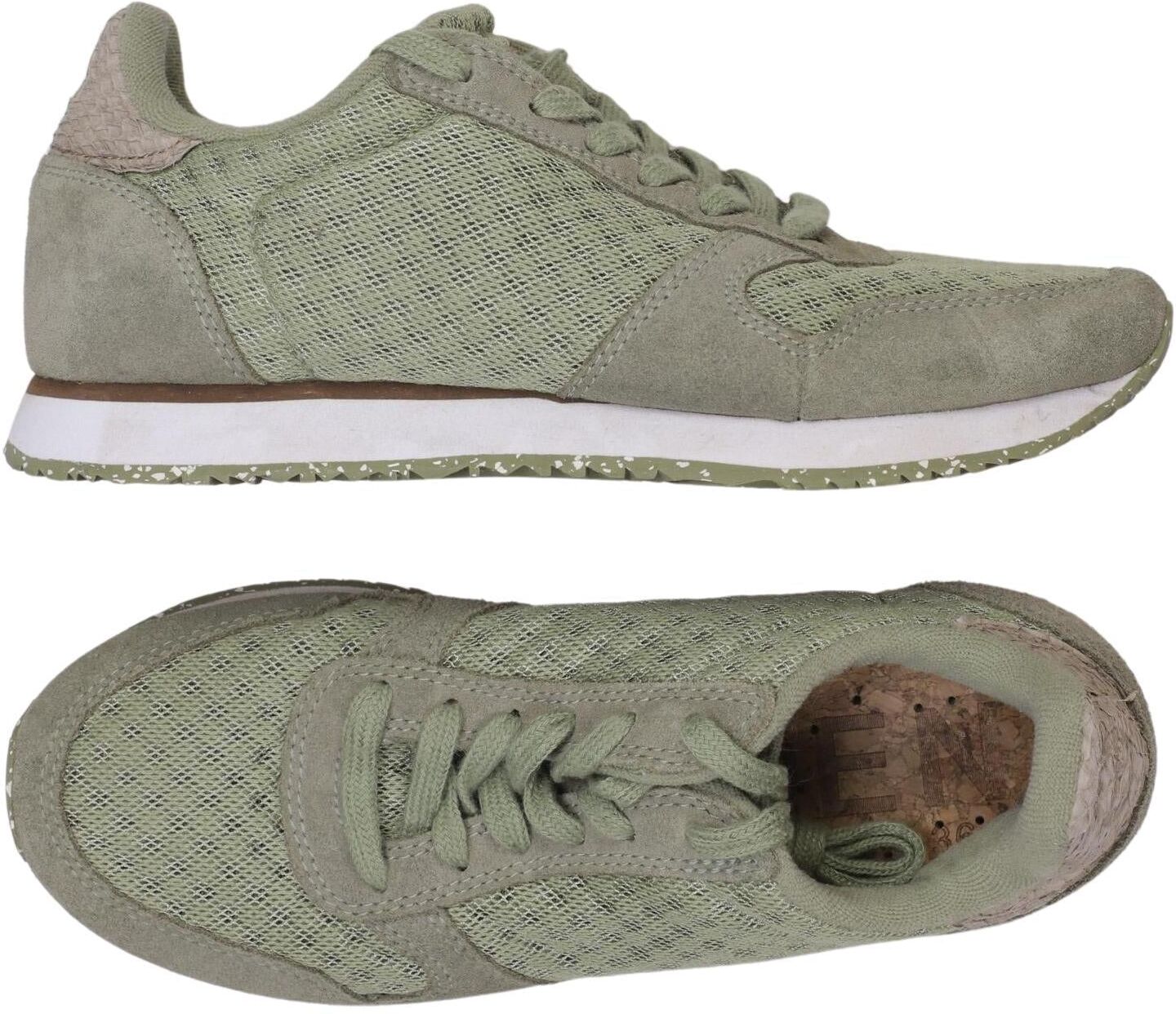 Woden Damen Sneaker, Grün, Gr. EU 36, kein / Etikett - Second Hand