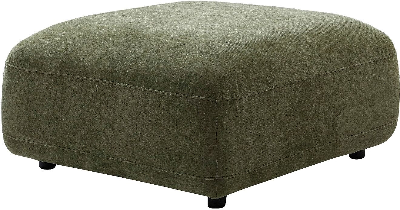 Vente-unique Hocker - Stoff - Grün - TINDRALO