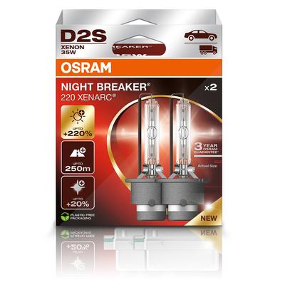Osram D2S NIGHT BREAKER LASER XENARC GEN2 DuoFaltschachtel [Hersteller-Nr. 66240XN2-2HB]