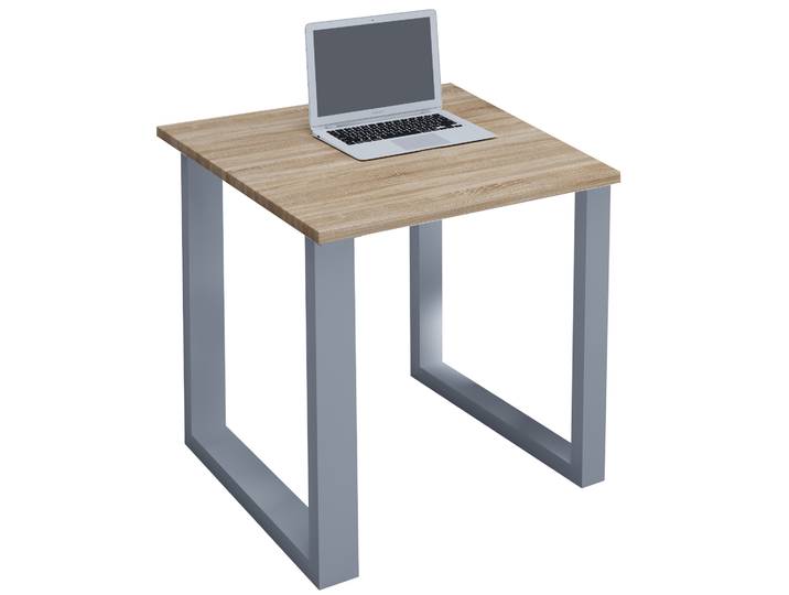 Holz Schreibtisch Bürotisch Lona U Alu