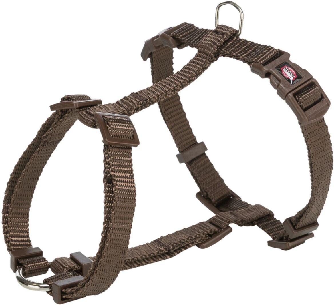 TRIXIE Premium H-Geschirr, L–XL: 75–120 cm / 25 mm, haselnuss