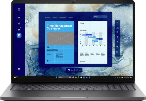 Dell Notebook Pro 16 40.6 cm (16 Zoll) 225U 16 GB RAM 512 GB SSD Deutsch, QWERTZ Intel Intel-Grafik Schwarz K2D6P