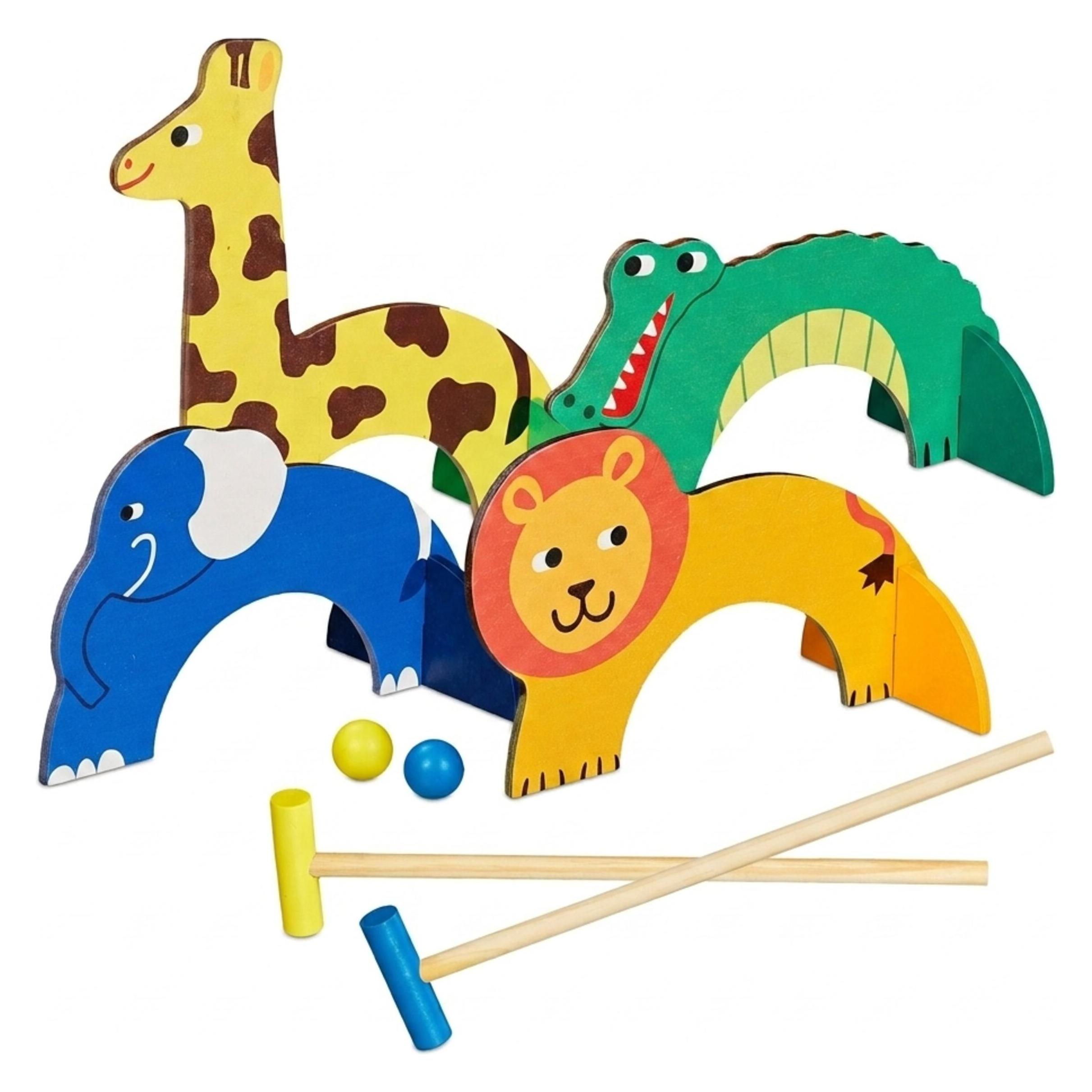 Relaxdays Krocket-Spiel (4052025451684)