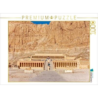 CALVENDO Puzzle Totentempel der Hatschepsut | 1000 Teile Lege-Größe 64x48cm Foto-Puzzle für glückliche Stunden