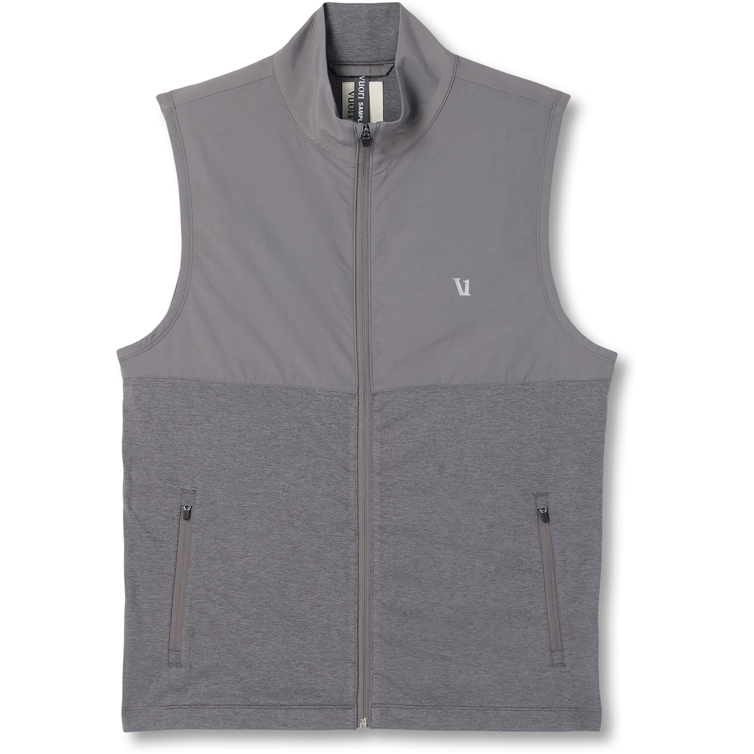 Vuori Sunday Element Weste Herren Fleecewesten gull grey heather Größe L Lifestyle Elastisch