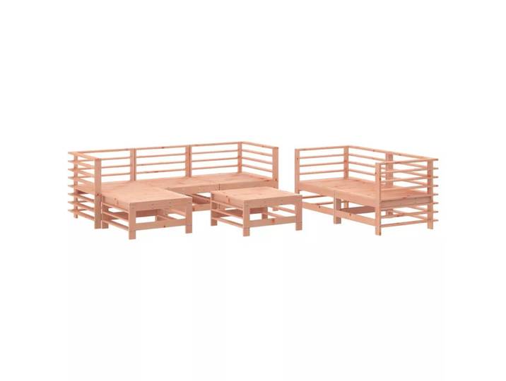 VidaXL - Garten lounge set douglasienholz, One Size, Braun