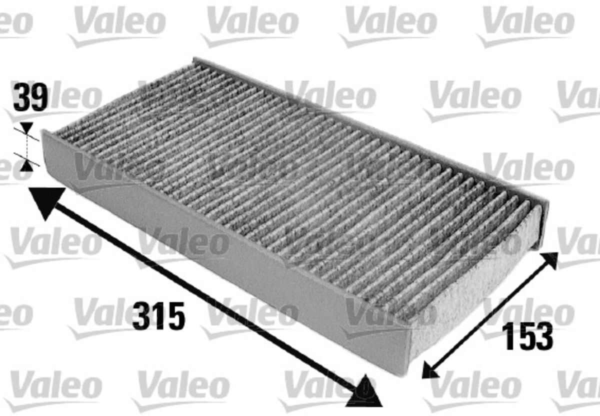 Innenraumluftfilter mit Aktivkohle VALEO 698884