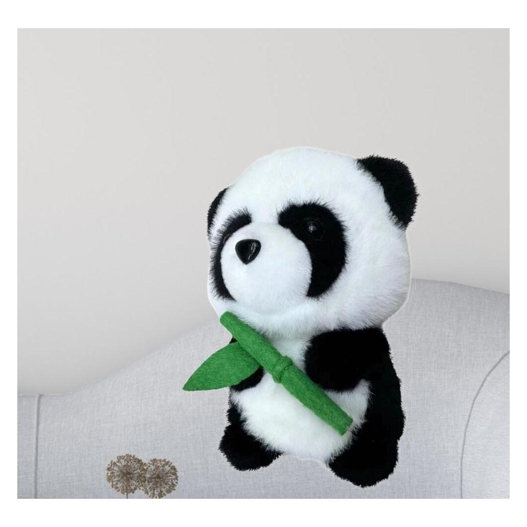[n]fibrecare Plüsch-Maskottchen Kuscheltier Panda mit Bambus 18cm (18 cm) (66739451)