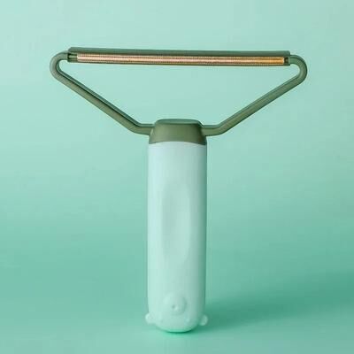 Uplifted Finds Pet Hair Remover Brush For Furniture Cars Carpets And Clothing blue green