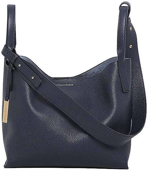 SMAAK AMSTERDAM Ledertasche - Bucket Bag SCOTT dunkelblau EG