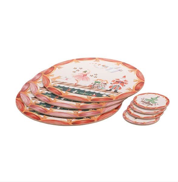 Cath Kidston Nutcracker Set of 4 Placemats & Coasters