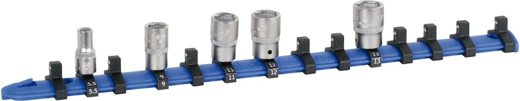 HOLEX Clip-Leiste für 1/4" Steckschlüssel-Einsätze (631900)