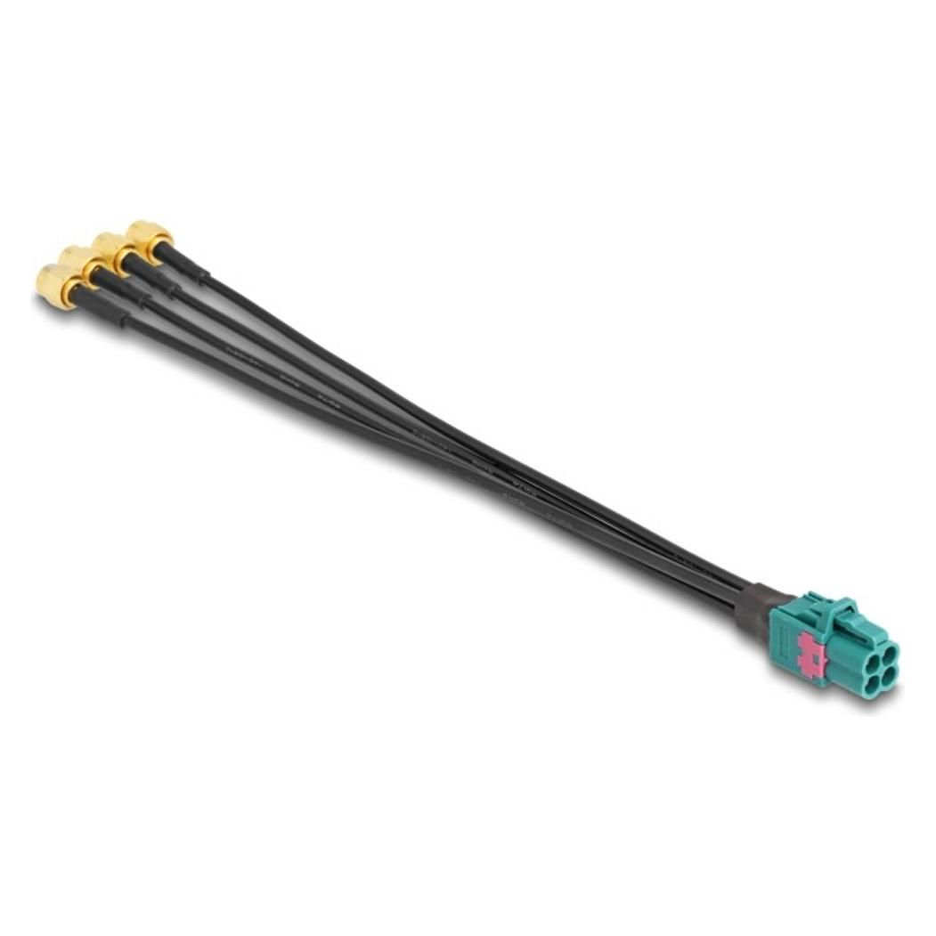 Delock Kabel Mini FAKRA Z Buchse quad zu 4 x SMA Stecker (Antennenkabel) (90289)