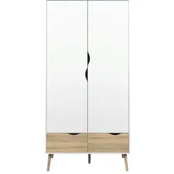 Ebuy24, Kleiderschrank, Kleiderschrank Kleiderschrank (98.60 x 58.01 x 200.10 cm)