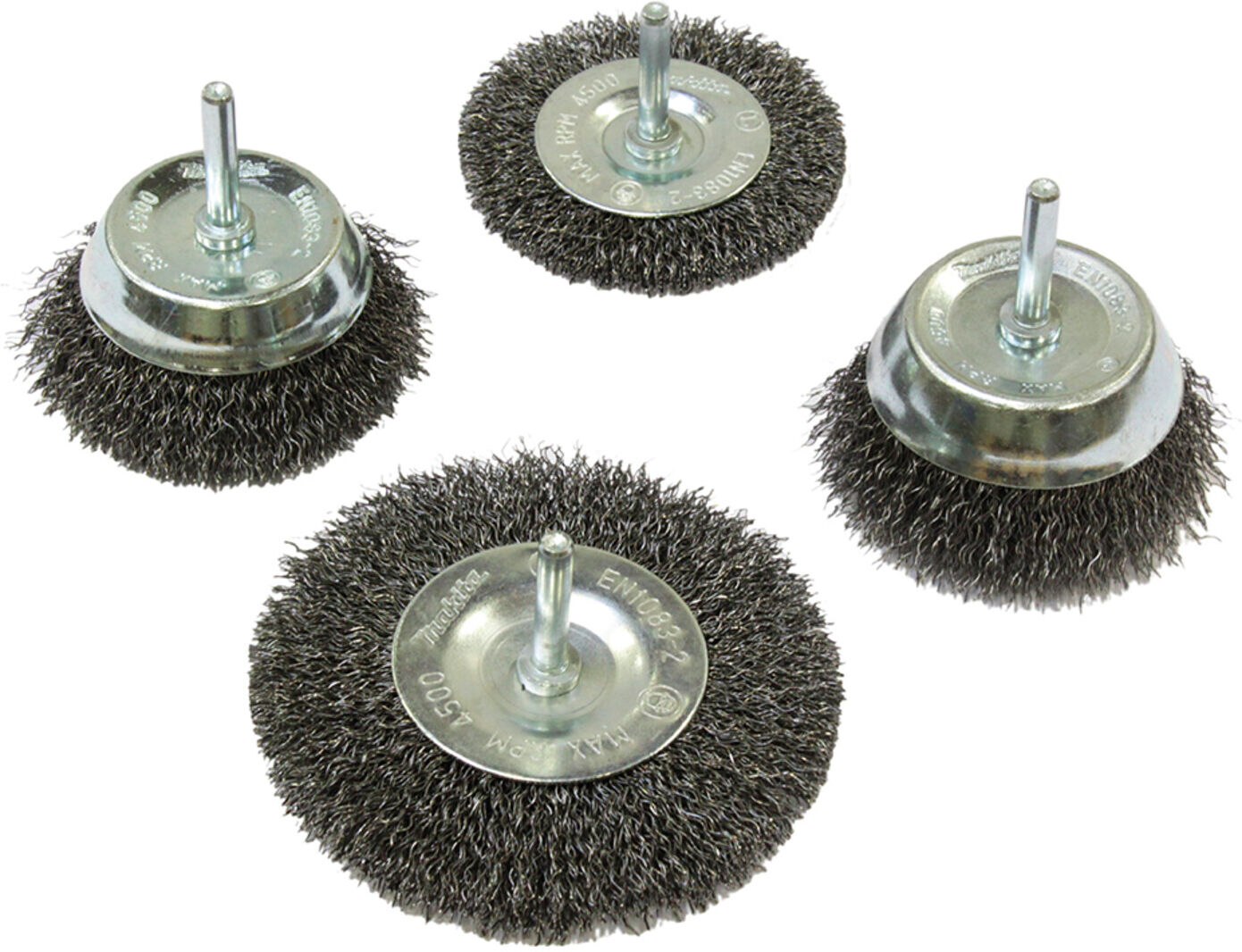 Makita Rundbürsten-Set 3-teilig Stahl (D-66070)