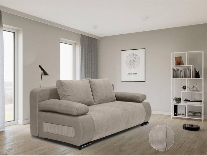 COLLECTION AB Schlafsofa Moritz B: 200 cm, Liegefl. 142x200 cm, Gästebettfunktion, frei stellbar, Wohnkomfort