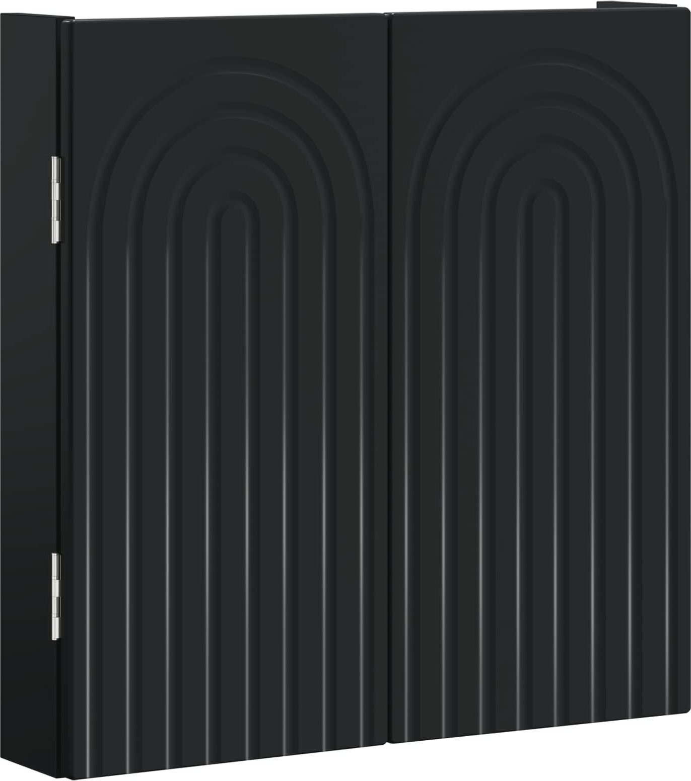 vidaXL Cabinet pour cible ALKMAAR Noir 52,5 x 10,5 x 53,5 cm