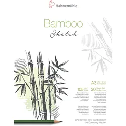 Hahnemühle, Heft + Block, Skizzenblock Bamboo 105 g/m2 weiss (A3, Blanko)
