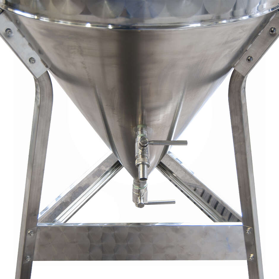 Polsinelli Fermenteur pour bière tronconique 60° 150 L