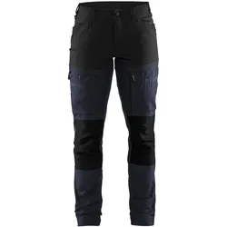 Damen Service Arbeitshose "7166" - D23 - Dunkelmarine/Schwarz