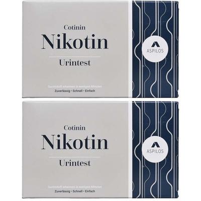 Aspilos Selbsttest Nikotin Urin 2x 2x1 St Test