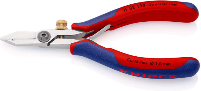 Ciseaux à dénuder pour l'électronique Knipex (11 82 130)