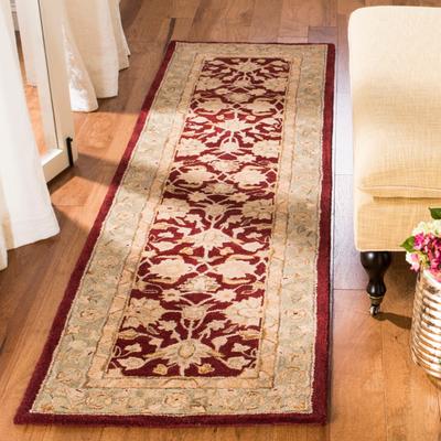 SAFAVIEH Anatolia Angeline Traditional Oriental Hand-spun Wool Rug