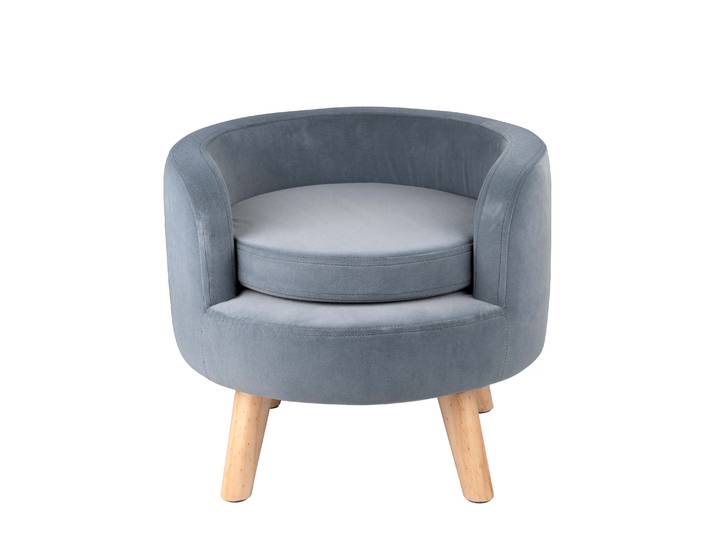 Katzenbett Sofa 40 x 36 cm grau