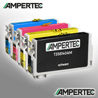 Ampertec 4 Kompatible Tinten ersetzt Epson C13T358640 35 Multipack KCMY
