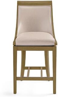 "Avondale Swivel Bar & Counter Stool - Counter Height (26"" Seat), Harvest, Bonded Leather, Harvest//Marbled Doe/Counter Height - Grandin Road"