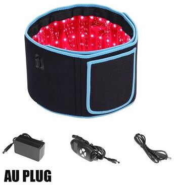 Inspired Living Premium Dual Wavelength Red & Infrared Light Therapy Belt Full Body Slimming & LED Fat Burning Wrap blue au