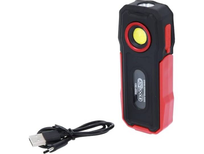 KS TOOLS Mobile Werkstatt-Handlampe, knickbar, 300 Lumen 150.4505