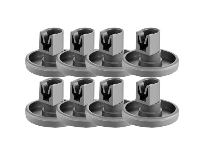 Aspares Lot de 8 roulettes pour panier inférieur de lave-vaisselle IKEA DW60 RDW60 40 mm