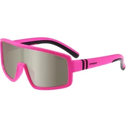 R2 Invader Kinder-Sonnenbrille neon pink/smoke/silber Spiegel