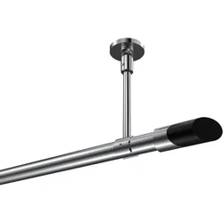GARDINENSTANGE Sonette Verano 100 cm, 1-läufig, 20 mm Ø Chrom