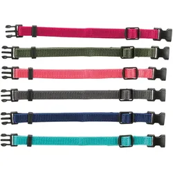 4x Trixie Shuniukams-Halsbänder, S–M: 17–25 cm (M, S, Hund, Allgemein), Halsband + Leine