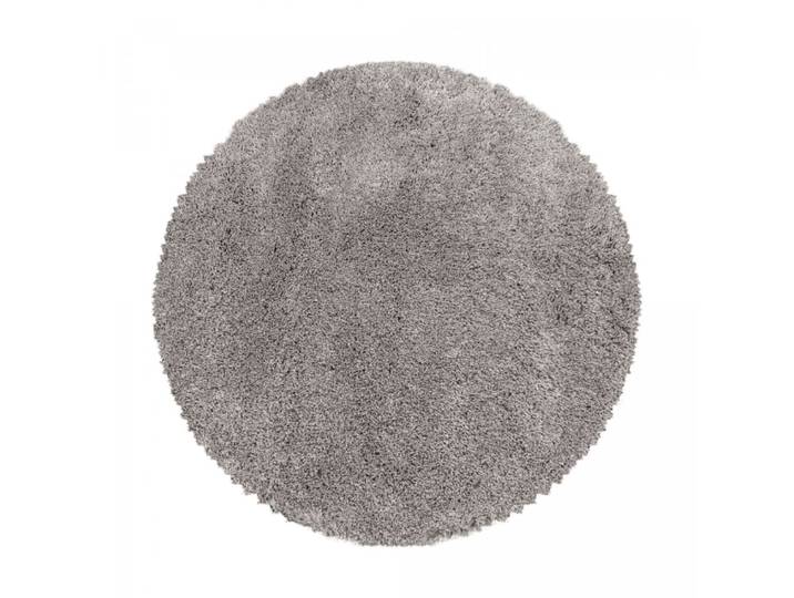 Tapis shaggy 120x120 rond beige