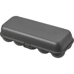 Koziol Eggs to go Eierbox für 10 Eier ash grey